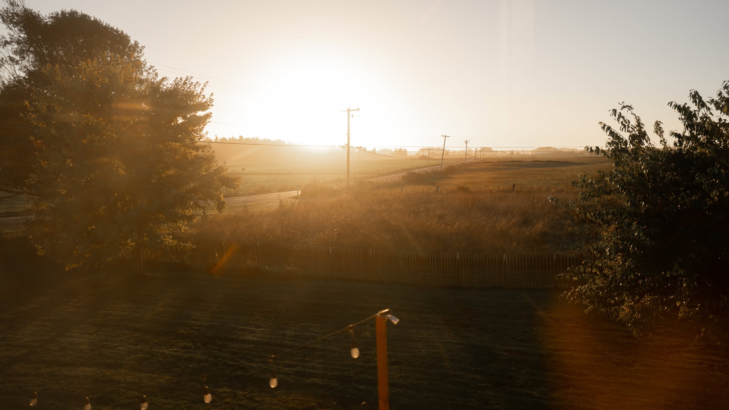 Taken from the second-story bedroom, this view of the sunset over the farm fields felt like the perfect way to close out such a meaningful day. The last rays of light shining over the horizon were a symbolic reminder of how each chapter of our journey on the road feels like it’s meant to be. A truly unforgettable moment that I’ll carry with me.