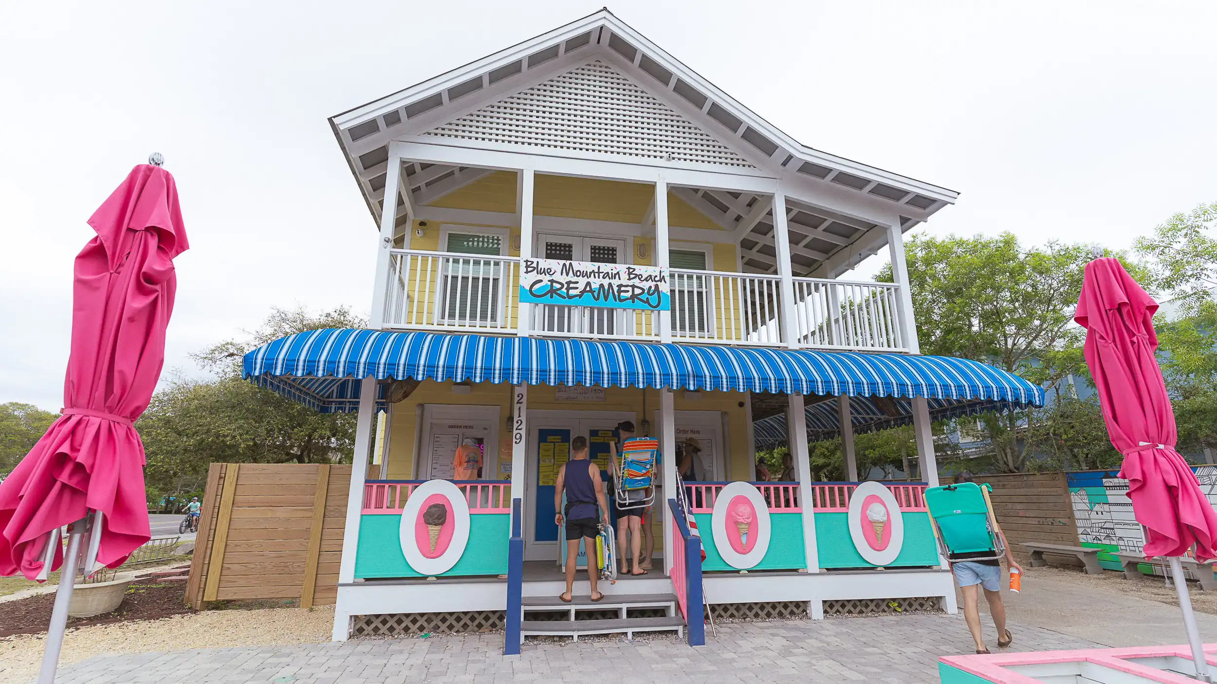 Things to do on 30A include grabbing ice cream at the iconic Blue Mountain Beach Creamery.